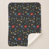 Couverture Sherpa RICK ET MORTY™ | Motif spatial (Devant)