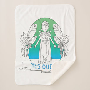 Couverture Sherpa RICK ET MORTY™ Oui Reine
