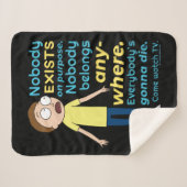 Couverture Sherpa RICK ET MORTY™ | Personne N'Existe À Titre Excepti (Devant (Horizontal))