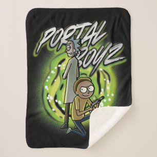 Couverture Sherpa Rick et Morty - Portal Boyz