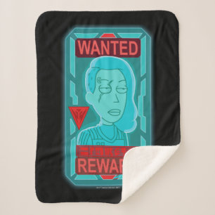 Couverture Sherpa RICK ET MORTY™ Poster Recherché Space Beth