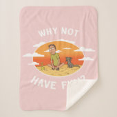 Couverture Sherpa RICK ET MORTY™ | Pourquoi ne pas s'amuser (Devant)