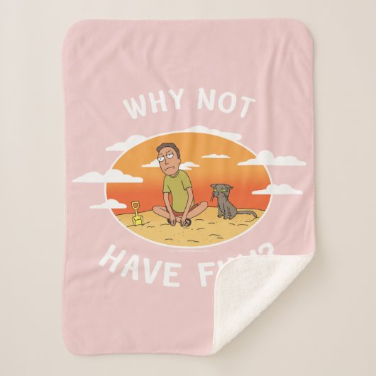 Couverture Sherpa RICK ET MORTY™ | Pourquoi ne pas s'amuser (Devant)