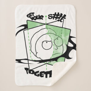 Couverture Sherpa RICK ET MORTY™ Prenez votre S# ! t Together !