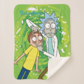 Couverture Sherpa RICK ET MORTY™ | Regardez Ça (Devant)