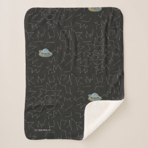 Couverture Sherpa RICK ET MORTY™ Rick Motif Constellation