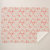 Couverture Sherpa Rien de tel pour beaucoup de fleurs (Devant (Horizontal))