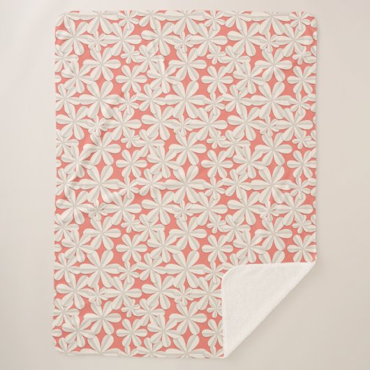 Couverture Sherpa Rien de tel pour beaucoup de fleurs (Devant)