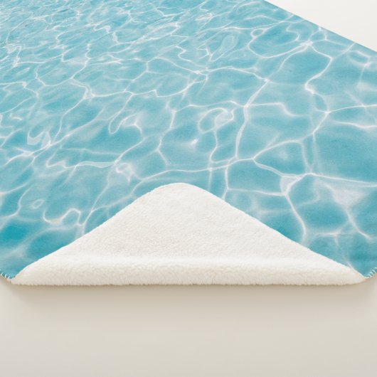 Couverture Sherpa Rippling crystal blue water (3/4)