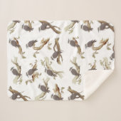 Couverture Sherpa Rire Kookaburra Eucalyptus d'oiseaux australiens (Devant (Horizontal))