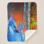 Couverture Sherpa Rivière Swift reflétant les couleurs de l'automne (Devant)