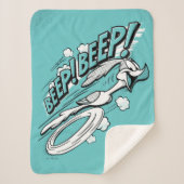 Couverture Sherpa ROAD RUNNER™ BEEP BEEP!™ demi-teinte (Devant)