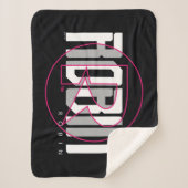 Couverture Sherpa Robin Hi-Tech Nom Graphique (Devant)