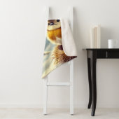 Couverture Sherpa Robins mignons, Noël gelé (En situation)