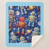 Couverture Sherpa Robot exploration, cosmic art (Devant)