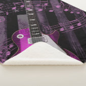 Couverture Sherpa Rocher rose Retro Industrial American Drapeau Guit (3/4)