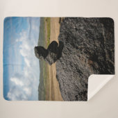 Couverture Sherpa Roches empilées (Devant (Horizontal))