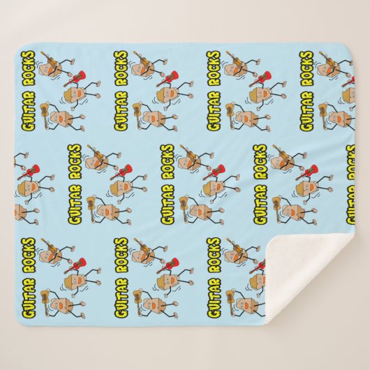 Couverture Sherpa Rocks de guitare (Devant (Horizontal))