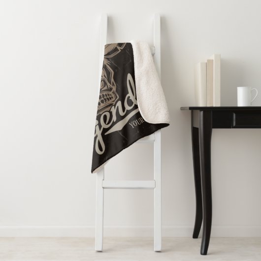 Couverture Sherpa Rodéo personnalisé Old West Steer Roping Légendes (En situation)