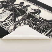 Couverture Sherpa Romancient men and horses (3/4)