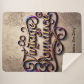 Couverture Sherpa "Romantic Memories Linger" (Devant (Horizontal))