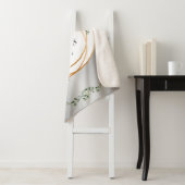 Couverture Sherpa Romantique Floral Sherpa Blanket Anneaux d'or (En situation)