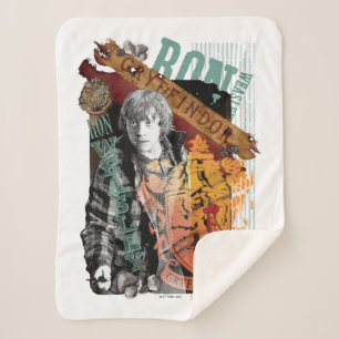 Couverture Sherpa Ron Weasley Collage 1