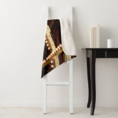 Couverture Sherpa Rooster de carrousel vintage (En situation)
