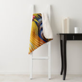 Couverture Sherpa Rooster vibrant (En situation)