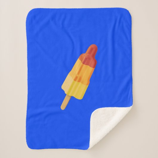 Couverture Sherpa Roquette de glace (Devant)