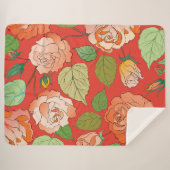 Couverture Sherpa Rose 26 (Devant (Horizontal))