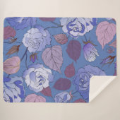 Couverture Sherpa Rose 32 (Devant (Horizontal))