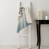 Couverture Sherpa Rose baroque