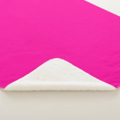 Couverture Sherpa Rose Chaud Uni (3/4)