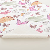 Couverture Sherpa rose gold butterfly (3/4)