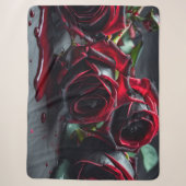 Couverture Sherpa Rose gothique (Devant)