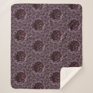 Couverture Sherpa Rose Mandala