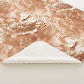 Couverture Sherpa Rose Peach Gold Glam (3/4)