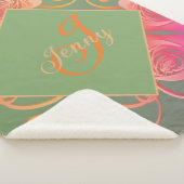 Couverture Sherpa Rose romantique Sherpa Blanket (3/4)