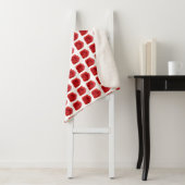 Couverture Sherpa Rose rouge (En situation)