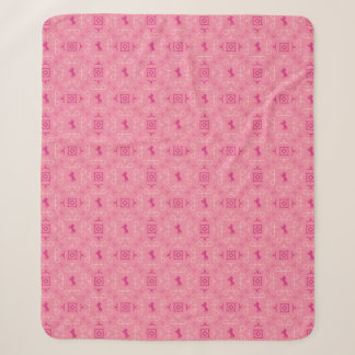 Couverture Sherpa Rose Sombre Cowgirl Occidental C