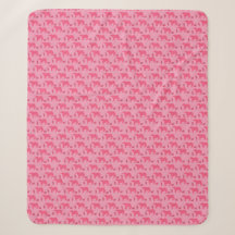 Couverture Sherpa Rose Triste Vaches Ranch Occiden