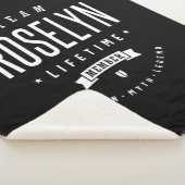 Couverture Sherpa Roselyn Nom personnalisé Anniversaire (3/4)