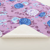 Couverture Sherpa Roses aquarelle 18 (3/4)