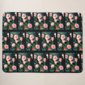 COUVERTURE SHERPA ROSES ROSES (Devant (Horizontal))