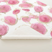 Couverture Sherpa Roses roses (3/4)