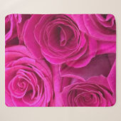 Couverture Sherpa Roses roses roses (moyennes) (Devant (Horizontal))