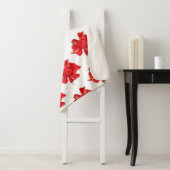 Couverture Sherpa Roses Rouges, (En situation)