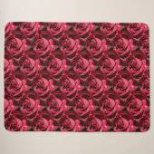 COUVERTURE SHERPA ROSES ROUGES PARFAITEMENT (Devant (Horizontal))