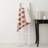 Couverture Sherpa "Rosy Valentine Dreams" (En situation)